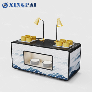 XINGPAI Professional Modern Design Buffet <strong>Table</strong> Folding Stainless Steel Display Stand Modular Buffet <strong>Table</strong> <strong>Risers</strong> for Catering - Product Image 3