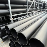 Tubería de HDPE ISO9001 PE100 SDR17 de 280 mm/24'' 36'' 3'' de Diámetro, Alta Presión, Vida Útil de Más de 50 Años, Estándar ISO4427