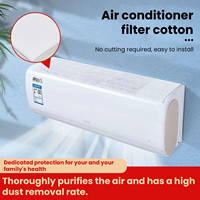 Filtre à air primaire non tissé en coton et fibre de polyester, anti-poussière, pour plafond, matériau filtrant en coton pour l'air, vente en gros