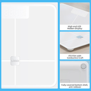เครื่องชั่งน้ำหนักร่างกายแบบไร้สายระบบดิจิทัลระบบอิเล็กทรอนิกส์แบบไร้สาย - Product Image 5