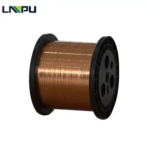 Enameled Winding Wire ISO9001 Certificated Ultra Fine Rectangular Winding Wire Motor Copper Enameled Tinned Flat Wire