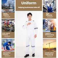 Combinaisons de travail en coton 100% sur mesure fabriquées en Chine pour hommes et femmes, combinaison de sécurité industrielle avec bandes réfléchissantes