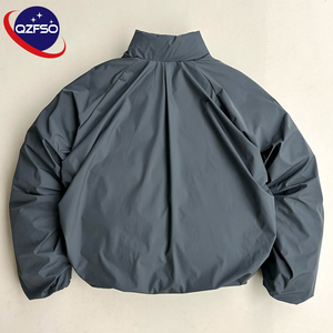 QZFSO Grey Heat Reactive Unisex Custom Logo Chaqueta Hombre Diseñador Marca Ropa de invierno Puffer Coat the Down <span class=keywords><strong>Jacket</strong></span> para hombres - Product Image 2