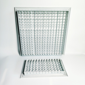 Có thể điều chỉnh trần trắng xả Vent vuông nhôm đôi lệch lưới tản nhiệt cho HVAC trở lại không khí ngoài trời tầng hầm đăng ký - Product Image 3