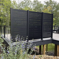Panneau d'écran extérieur en aluminium de qualité supérieure pour la conception de villas et de jardins, et les espaces extérieurs contemporains