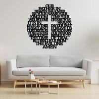 Décoration murale religieuse en métal, art chrétien Jésus, cadeau de Noël, cadeau de pendaison de crémaillère, décoration intérieure, décoration chrétienne pour la maison