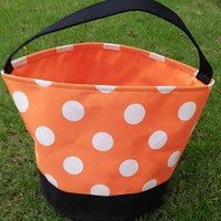 Sublimation Citrouille Trick Or Treat Tote Bags Pâques Vacances Décor Halloween Bonbons Panier Goodie Sacs Pour Bonbons