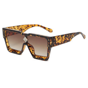 Gwtnn OEM lunette de Soleil Homme 2024ใหม่กรอบใหญ่แว่นตากันแดดชิ้นเดียวกรอบใหญ่ - Product Image 4