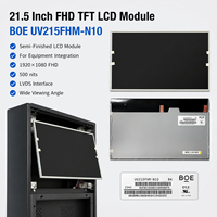 Modul LCD TFT Industri UV215FHM-N10 21,5 inci FHD 500nits, Tahan Suhu Luas, Antarmuka LVDS, Panel Layar Anti-Silau