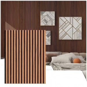 Pannelli Acustici in <span class=keywords><strong>Legno</strong></span> per Rivestimento Pareti e Soffitti <span class=keywords><strong>Interni</strong></span>, Insonorizzanti, Effetto <span class=keywords><strong>Legno</strong></span> per Decorazione Domestica - Product Image 5