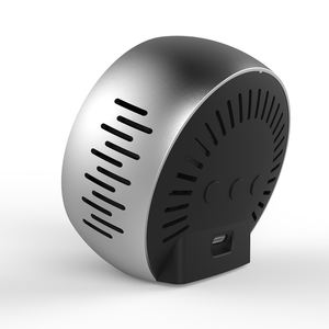 Alta precisão da qualidade do ar monitor interior CO2 temperatura e umidade detector LED tela metal + ABS material uso familiar - Product Image 4