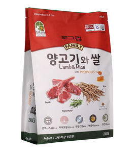 [DOGRANG] Nourriture pour chiens adultes, agneau et riz, 2 kg, qualité coréenne, premium, naturelle, nutritive, équilibrée, saine, qualité premium, naturelle - Product Image 1