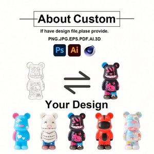 Pelota Antiestrés de Goma con Diseño de Oso Personalizado, Promocional de Fábrica 2025, Nuevo Diseño - Product Image 3