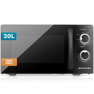 Forno a Microonde Grunkel 20L con Funzione Grill 700W Nero - Product Image 1