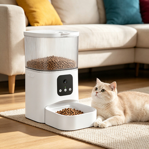 Automatic Pet Feeder <b>Wifi</b> Alimentador Automático <b>Smart</b> Automatic Pet Feeder Pet Feeder With <b>Camera</b> Large Capacity - Product Image 1