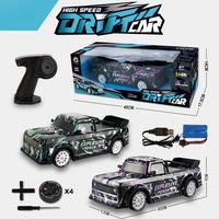 Voiture de drift RC HTL 2.4G à l'échelle 1:14 avec contrôle des lumières et réglage de la vitesse, jouet de course télécommandé haute vitesse pour enfants et adultes