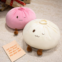 Boneka Plush Lucu Lembut Empuk Penghilang Stres Dekompresi Isi Kapas PP Hiasan Sofa Bantal Plushie