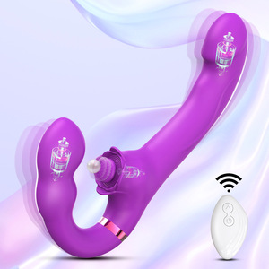 Vibranti Dildos G-spot masturbazione vibratore massaggio privato civetta lingua leccare succhiare per le donne - Product Image 1