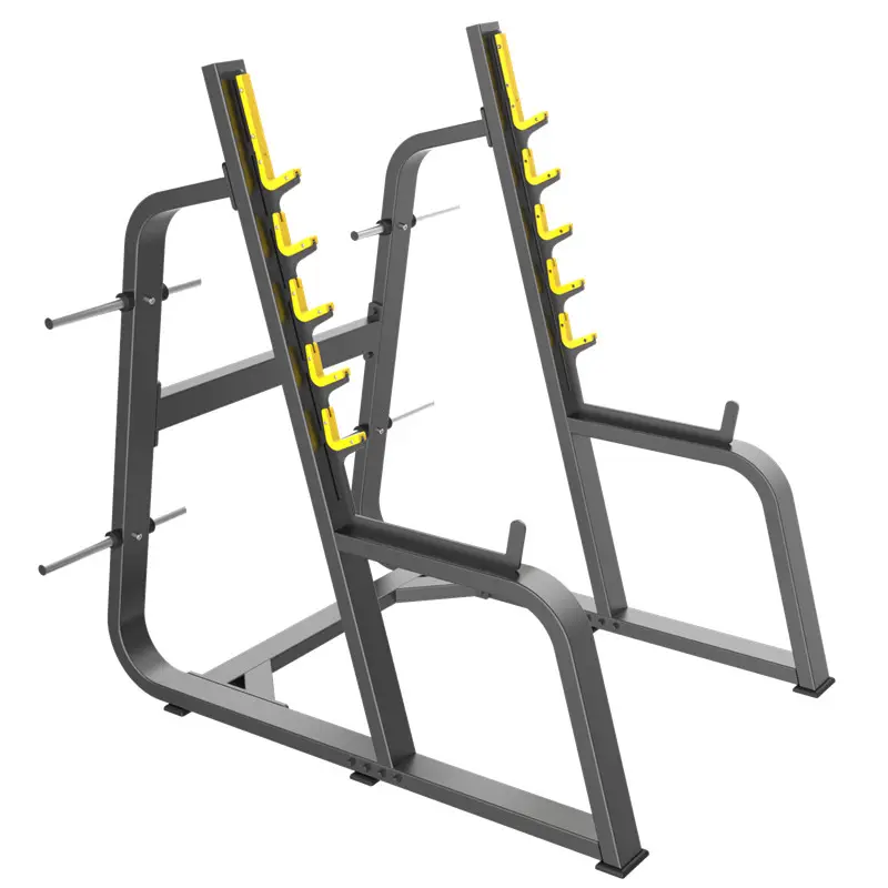 Viele Jahre exportierte Erfahrung Fitness geräte mit hochwertigem MND-F50 Squat Rack Commercial Gym verwendet