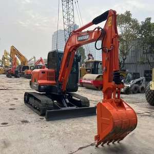 Mini pelle sur chenilles Doosan DX60-9C de 6 tonnes d'occasion de haute qualité à vendre 1 an de garantie Roulement d'engrenage de pompe à moteur principal - Product Image 6
