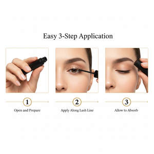 पेप्टाइड प्रोटीन पलक और भौंरा लंबा मोटा मॉइस्चराइजिंग सीरम शुद्ध हर्बल सूत्र - Product Image 5