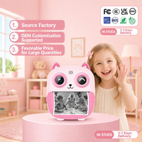 Appareil photo pour enfants S5 AI avec impression vocale, 1300 mAh, thermique sans encre, écran 2,4 pouces, cadeau de Noël, cadeau de vacances, cadeau jouet, OEM