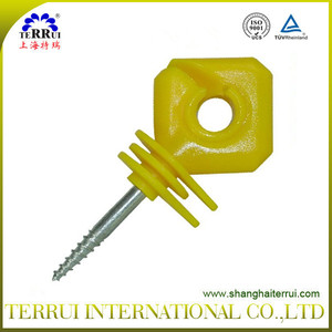 <span class=keywords><strong>Isolateur</strong></span> annulaire à visser en acier galvanisé pour fil de clôture électrique et corde poly jusqu'à 4 mm, résistant aux chocs, couleur personnalisée - Product Image 4