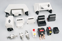 Porte-fusibles de protection électrique étanche ARODIC Série 7, 100A 1P+N, en bakélite, pour usage domestique