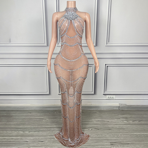 Novance Y4271 prodotti più venduti 2024 Party abito <span class=keywords><strong>da</strong></span> <span class=keywords><strong>sera</strong></span> 20221 di lusso abito <span class=keywords><strong>da</strong></span> sposa senza maniche abiti <span class=keywords><strong>Sexy</strong></span> con strass - Product Image 2