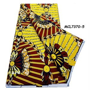 Telas <span class=keywords><strong>de</strong></span> encaje satinado Grand Polish 100% algodón con estampados africanos Ankara dorados y lentejuelas, ecológicas, envío rápido - Product Image 4