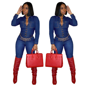 Tuta donna tuta donna tuta un pezzo Jumpsuit <span class=keywords><strong>Jeans</strong></span> <span class=keywords><strong>pantaloni</strong></span> <span class=keywords><strong>lunghi</strong></span> - Product Image 2