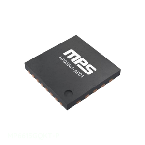 MP6615GQKT-P ชิ้นส่วนอิเล็กทรอนิกส์สำหรับการจัดการพลังงาน (PMIC) บริการครบวงจร 26 PowerWQFN 45V, 9M H BRIDGE ไดรเวอร์มอเตอร์ - Product Image 1