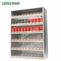 Cigarette Dispenser Shelf Metal Supermarket Tobacco Cigarette Display Cabinet