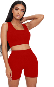 Vêtements grande <span class=keywords><strong>taille</strong></span> pour femmes, du L au 4XL, vêtements pour femmes grandes tailles, débardeur sexy, short gainant, ensemble 2 pièces - Product Image 6