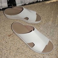 Sandales arabes en cuir véritable SHIKOL pour hommes – Chaussures personnalisées pour Thobe, pantoufles pour hommes du Golfe – Vente en gros