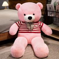 Peluche Ours Géant avec Nœud Papillon, Jouet en Peluche Personnalisé Anime, Jouets en Peluche pour Animaux de Compagnie, Fabricant de Peluches Économiques avec Service OEM/ODM Flexible