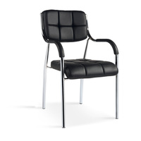 Chaise en maille pour bureau, sans roulettes, base fixe, chaise de conférence, salle de réunion, chaise de visiteur, chaise de bureau sans accoudoirs