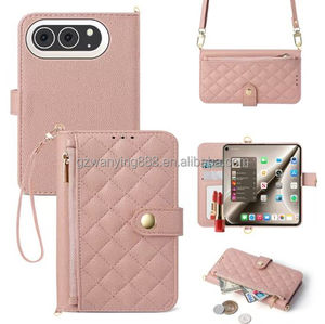 Funda Cartera con Cierre para el Nuevo iPhone, Todos los Modelos 18 <span class=keywords><strong>Duo</strong></span>/Fold, Funda de Cuero para Teléfono, Apple 18 Ultra, Correa Cruzada para el Hombro - Product Image 6