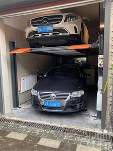 CE 인증 주차 호이스트 수직 주차장 간단한 4 포스트 자동차 스태커 유압 2 레벨 자동차 주차 리프트 - Product Image 4