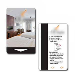 <span class=keywords><strong>Carte</strong></span> en plastique inscriptible imprimable classique avec puce IC à bande magnétique - Product Image 1