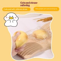Jouet à presser texturé Mochi, pomme de terre et tofu, à rebond lent, boule de décompression alimentaire, jouet anti-stress amusant, vente en gros