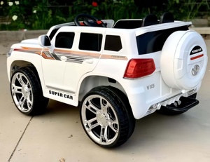 Çocuk dört tekerlekten çekiş elektrikli uzaktan kumanda oyuncak araba çocuklar için elektrikli araba yetişkinler için ışık ile binmek çift Motor - Product Image 5