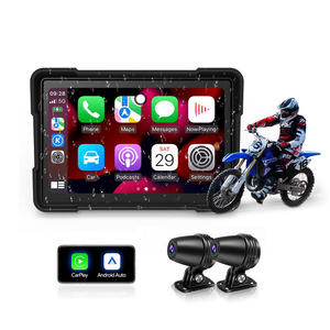 Tout-en-un 5-Inch Wireless Carplay and Android AutoGPS Recorder for Motorcycles New Condition <span class=keywords><strong>Cross</strong></span>-Border - Product Image 1
