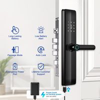 Fabrieks Prijs Slimme Deurvergrendeling met Vingerafdruk App Besturing Wachtwoord NFC Ontgrendeling WiFi Cloud Opslag voor Aluminium/Stalen Deuren