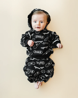 Ensemble jogging cargo style skater noir pour enfant garçon, à capuche et pantalon, vêtements pour enfants, très demandé