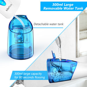 Idropulsore dentale senza fili ricaricabile Ipx7 impermeabile staccabile serbatoio dell'acqua irrigatore orale per l'igiene orale - Product Image 6
