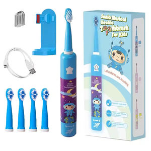 Brosse à dents électrique sonique, brosse à dents musicale pour enfants, brosse à dents ultrasonique portable à poils doux et étanche - Product Image 5