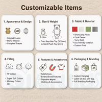 Peluche personnalisée pour la remise des diplômes, jouet en peluche sur mesure, cadeau de remise des diplômes, fabricant OEM ODM