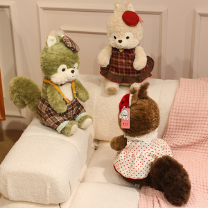 Peluche Écureuil <span class=keywords><strong>Noisette</strong></span> de <span class=keywords><strong>Dessin</strong></span> <span class=keywords><strong>Animé</strong></span>, Matière Douce, Compagnon en Peluche, Cadeau d'Anniversaire, Vente Directe Usine, Vente en Gros - Product Image 2