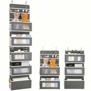 Organizador de Puerta de 6 Estantes, 1 Dividido en 2, Organizador de Almacenamiento Colgante para Puerta, Gran Venta - Product Image 2